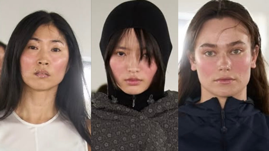 Paris Fashion Week AW26: The "Boy Blush" & Flushed Makeup